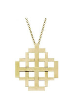 Jerusalem Pectoral Cross - XW326-P-Church Life-Terra Sancta-Michigan Church Supply
