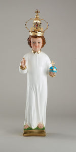 Infant of Prague w/Metal Crown - LA1724-CR