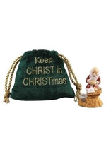 Kneeling Santa - LI36214-Inspirational Gifts-Roman, Inc-Michigan Church Supply