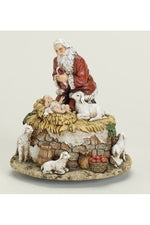 Kneeling Santa w/ Jesus Figure - LI26783-Inspirational Gifts-Roman, Inc-Michigan Church Supply