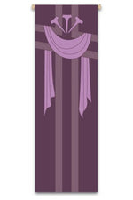 Lent, Nails and Shroud Banner - WN7118-Church Life-Art Studio Slabbinck-Michigan Church Supply