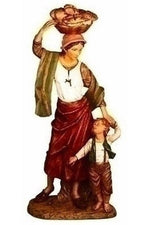 Lydia w/Son & Bread Basket 50" Fontanini - LI52348-Inspirational Gifts-Fontanini-Michigan Church Supply