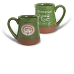 Claddagh Green Pottery Mug - GEMUG106