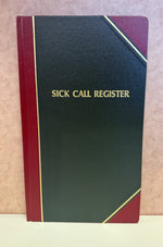 Sick Call Register - Standard Size - OA188