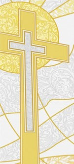 *Sale* Symbols of Liturgy Cross Banner - OFB22643X5P