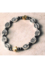 Our Lady Of Grace Double Sided Stretch Bracelet - WSRB95LG-Inspirational Gifts-San Francis-Michigan Church Supply