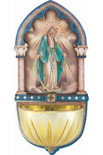 Our Lady of Grace Holy Water Font-TA1928-200-Inspirational Gifts-Hirten-Michigan Church Supply