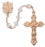 Rose gold Rosary-UZP384F