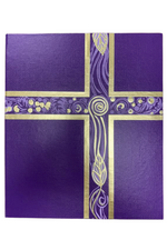 Ceremonial Binder - Royal Purple with Gold Foil - AN006629