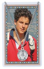 St Carlo Acutis Medal and Prayer Card - UZPSD600CA
