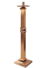 Paschal Candlesticks - QF11PCS20-Church Life-Empire Bronze-Fixed-44"-Michigan Church Supply