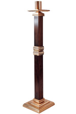 Paschal Candlesticks - QF11PCS20-W-Church Life-Empire Bronze-Fixed-44"-Michigan Church Supply