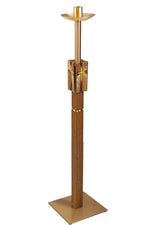 Paschal Candlesticks - QF21PCS55-Church Life-Empire Bronze-Fixed-EC-Michigan Church Supply