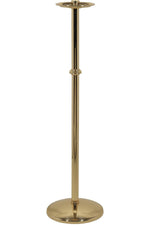 Processional Candlestick - QF25FC15-Church Life-Empire Bronze-Satin-Fixed-Michigan Church Supply