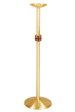 Processional Candlestick - QF90FC13-Church Life-Empire Bronze-Combination-Fixed-Michigan Church Supply