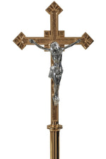 Processional Cross - QF27PC40-Church Life-Empire Bronze-High Polish-Michigan Church Supply