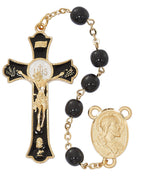 Black Glass Been Rosary - UZR559HF