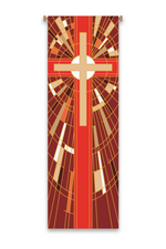 Red Cross Banner - WN7506-Church Life-Art Studio Slabbinck-Michigan Church Supply