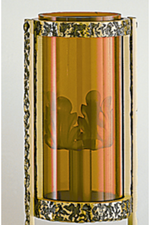 Replacement Globe - QF81GB15-Church Life-Empire Bronze-Red-Michigan Church Supply