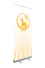 Roll-Up Banners Lamb of God - WN7311-Church Life-Art Studio Slabbinck-Michigan Church Supply