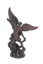St. Michael statue cold cast bronze 4" - ZWSR75579