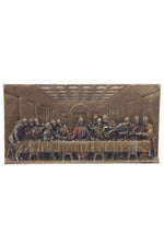 Last Supper Plaque cold cast bronze 14x1x7" - ZWSR75898