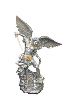 St. Michael pewter finish with gold highlights 21" - ZWSR77647PE