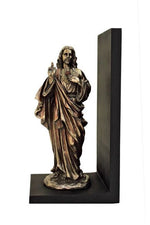 Sacred Heart of Jesus Bookend - ZWSR77854-Inspirational Gifts-Goldscheider of Vienna-Michigan Church Supply