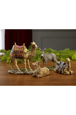 Set of 4 Nativity Animals for The Real Life Nativity-Inspirational Gifts-Three Kings Gifts-7 Inch-Michigan Church Supply
