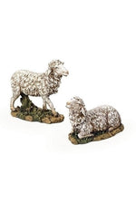 Sheep Figures 2/pc/st - LI35212-Inspirational Gifts-Roman, Inc-Michigan Church Supply