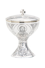 Small Ciboria-EW1805-Church Life-Molina/Artistic Silver-Brass Silver Plated-Michigan Church Supply