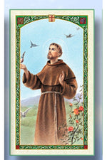 St. Francis Holy Cards/ Quotes from St. Francis - pk of 25- WSHC9538S-Inspirational Gifts-San Francis-Michigan Church Supply