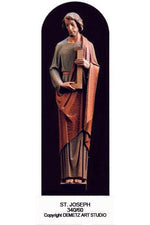 St. Joseph The Worker - HD34060-Church Life-Demetz-Linden Wood 30"-Michigan Church Supply