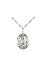 St. Jude Thaddeus Medal - FN8060-Jewelry-Bliss Mfg-Sterling Silver-Michigan Church Supply