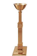 Standing Holy Water Font - QFF90HW35-Church Life-Empire Bronze-Bronze-Michigan Church Supply