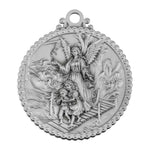 Guardian Angel Pewter Crib Medal (comes with pink and blue ribbons) - TA2718