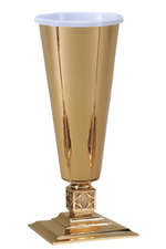 Vase - QF99AFV88-Church Life-Empire Bronze-A-15 1/2"-Michigan Church Supply