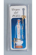 Virgin of Pozo Bookmark with Rosary - WSBKM25PO-Inspirational Gifts-San Francis-Michigan Church Supply