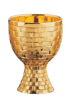 Wicker-themed Chalice and Paten-EW5001-Church Life-Molina/Artistic Silver-Brass Gold Plated-Michigan Church Supply