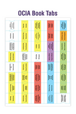 Book Tabs for OCIA Bilingual - OWBBTOCIA