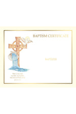 Baptism Certificate (Blank) - FQXS112