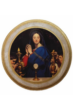 Virgin of the Host Plaque 14" - ZWL2674W