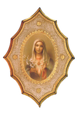 Immaculate Heart of Mary Plaque - ZWL29944