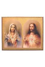 Sacred and Immaculate Hearts Plaque - ZWL6723