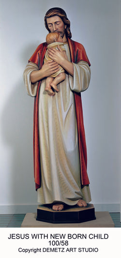 Jesus with New Born Child - HD10058