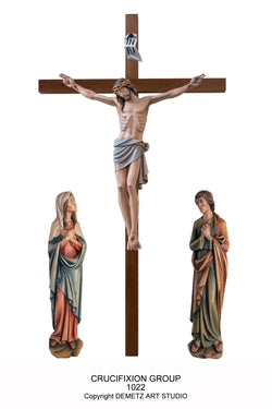 Crucifixion Group - 3/4 Relief - HD1022
