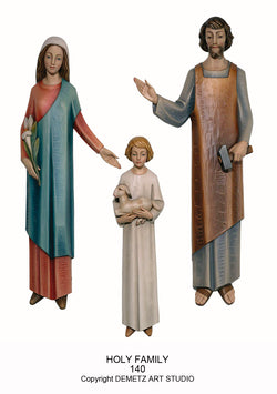 Holy Family - 3/4 Relief - HD140