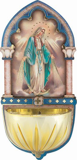Our Lady of Grace Holy Water Font-TA1928-200