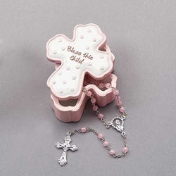 Girl Rosary Box and Rosary - LI22327