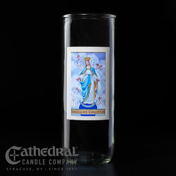 Patron Saint Glass 5/6/7 Day Globes - Immaculate Conception - GG2319